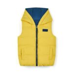Mitch & Son bodywarmer zwart/geel James - Afbeelding 2