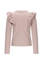Le Chic Nadya ruffle lurex top - Afbeelding 2