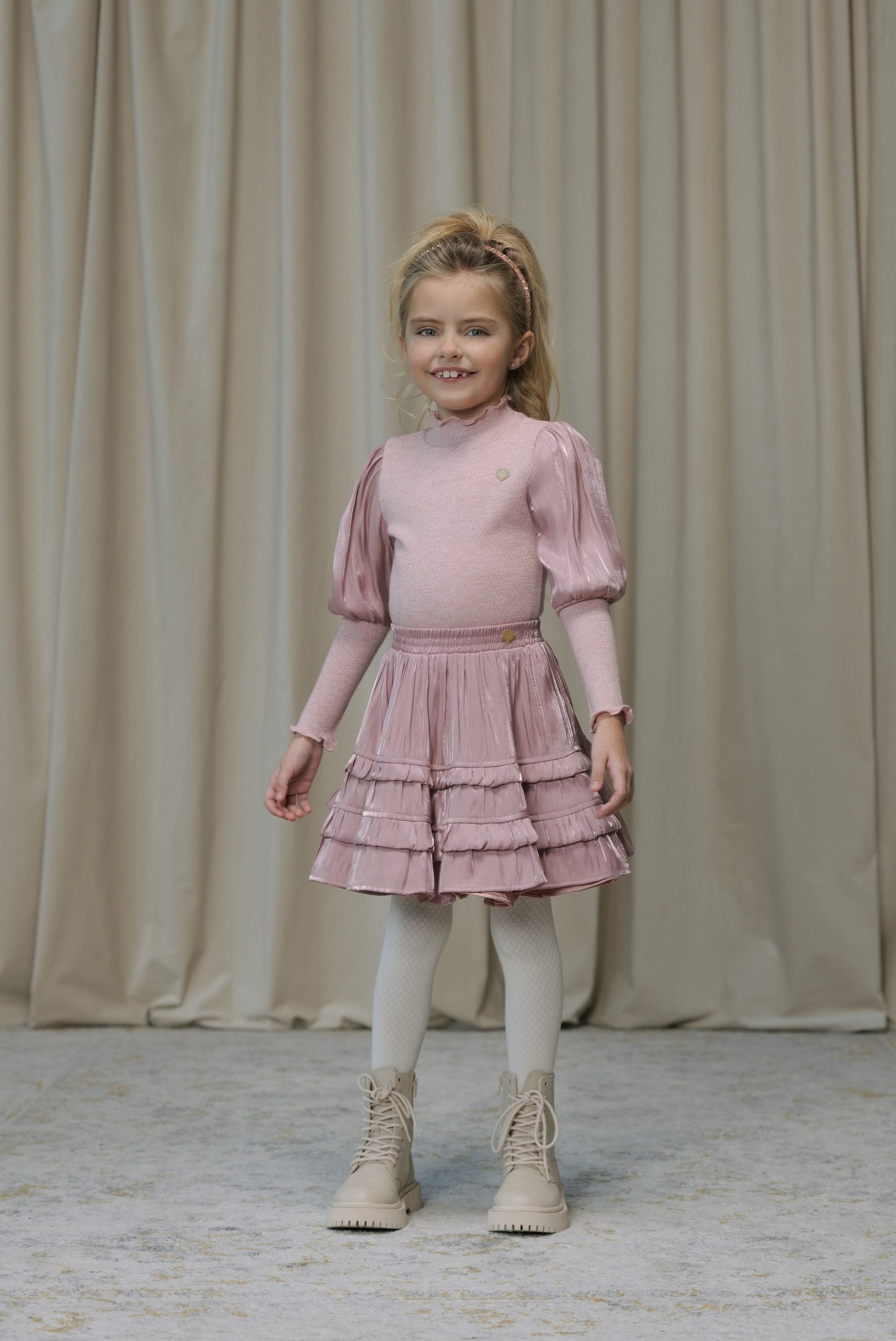 Afbeelding 63 Le Chic Thamsin silky ruffle skirt - Afbeelding 1