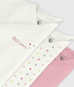 Petit Bateau - Set Van Katoenen Babyrompertjes Met Print En Korte Mouwen - Afbeelding 2