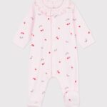 Petit Bateau - Katoenen babypyjama met bloemenprint