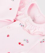 Petit Bateau - Katoenen babypyjama met bloemenprint - Afbeelding 3
