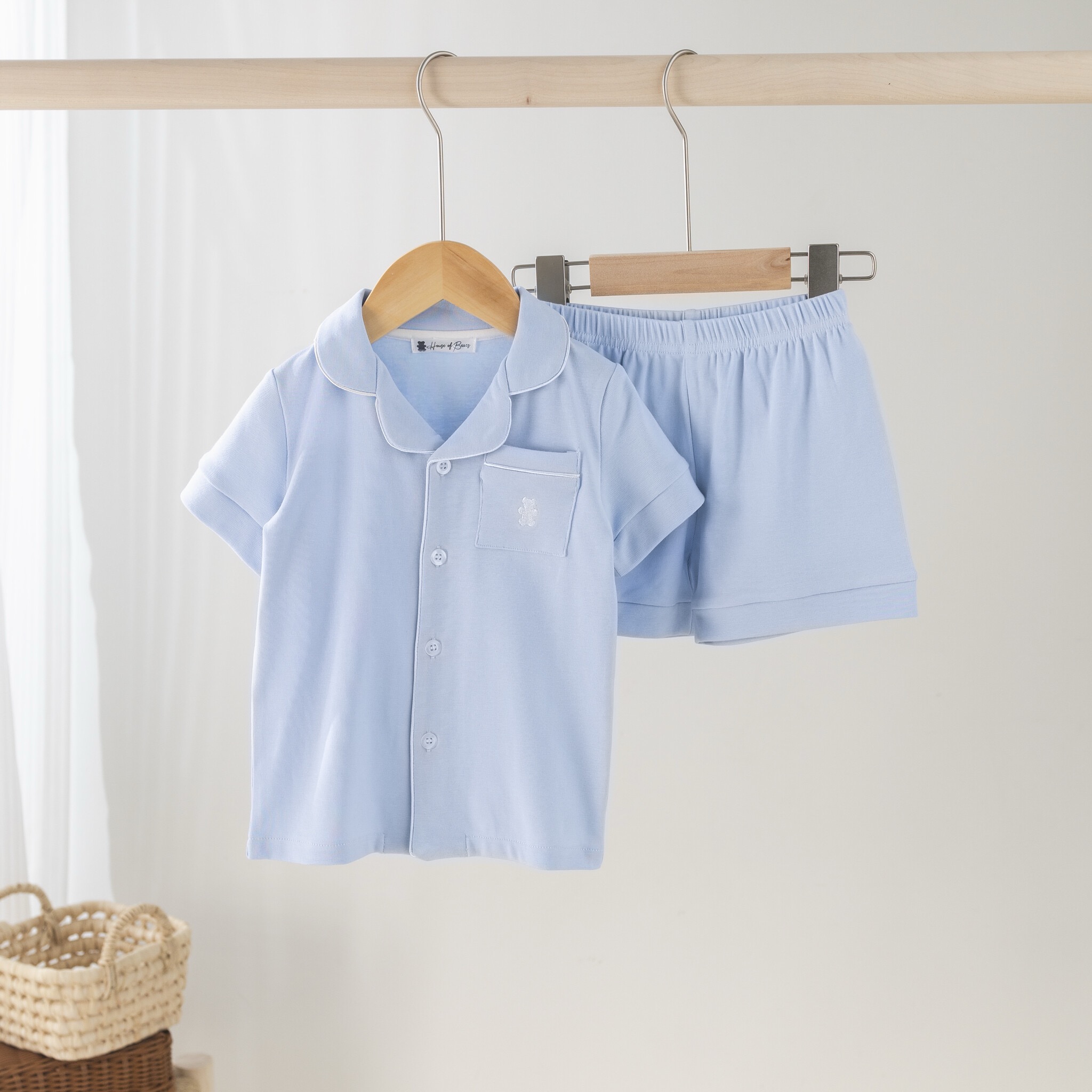 Afbeelding 58 House of Bears Zomer blauw pyjama kind - Afbeelding 1