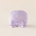 House of Bears Babymuts zomer lila strik