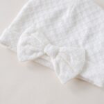 House of Bears Babymuts zomer wit strik - Afbeelding 2