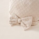 House of Bears Babymuts zomer beige strik - Afbeelding 2