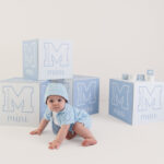 Mitch and Son 3-delige badstof set blauw