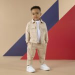 Mitch and Son overshirt en jogger set beige