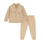 Mitch and Son overshirt en jogger set beige - Afbeelding 2