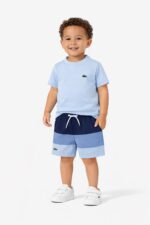 Lacoste Gevoerde Zwembroek Colour Block Blue - Afbeelding 2