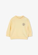 TIMBERLAND SWEATSHIRT MET ILLUSTRATIE GEEL