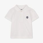 TIMBERLAND POLOSHIRT MET KORTE MOUWEN WIT