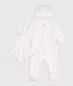 Petit Bateau - Geboortegeschenkset van katoen met bloemenprint