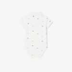 LACOSTE PIQUÉ BODYSUIT MET KROKODILPRINT JONGE KINDEREN - Afbeelding 2