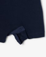 Lacoste Stretch Piqué Rompertje voor Pasgeborenen Navy Blue - Afbeelding 2