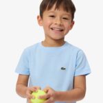 Lacoste Unisex katoenen T-shirt Blue