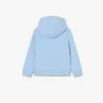 Lacoste Unisex Fleece Hoodie met Kangoeroezak Blue - Afbeelding 3
