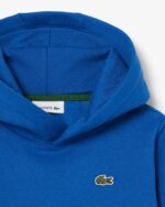 Lacoste Unisex Fleece Hoodie met Kangoeroezak Blue - Afbeelding 3