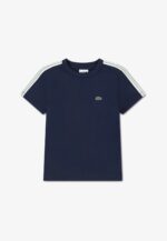 Lacoste TAPING TEE - T-shirt basic - navy blue
