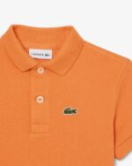 Lacoste Petit Piqué Polohemd Orange - Afbeelding 4