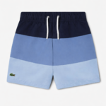 Lacoste Gevoerde Zwembroek Colour Block Blue